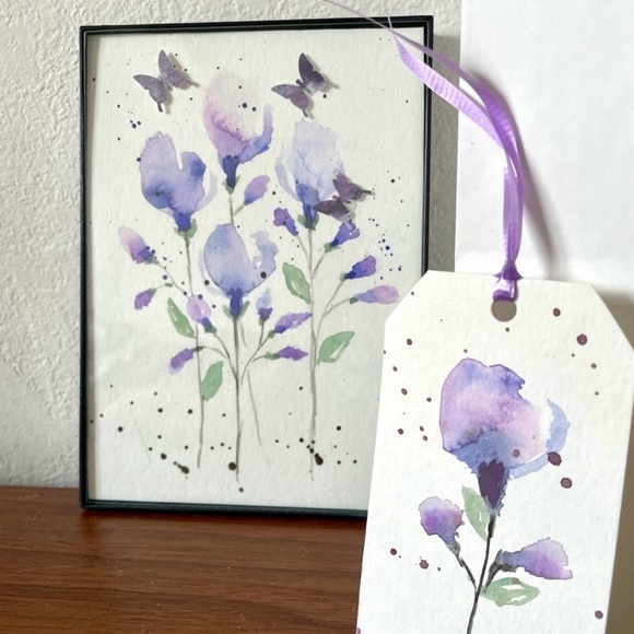 Mystery framed watercolor gift set - Picture 4 of 5